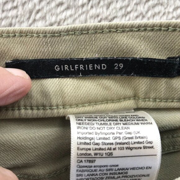 Banana Republic Women's Girlfriend Jeans 29 Premium Denim Stretch Straight Leg - Picture 10 of 16